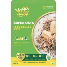 Deals, Discounts & Offers on Food and Health - Yogabar Super Oats 100% Rolled Oats(400 g, Box)