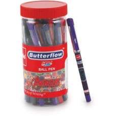 Deals, Discounts & Offers on  - cello Butterflow Avengers Ball Pen(Pack of 25)