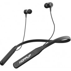 Deals, Discounts & Offers on Headphones - HOPPUP Volt With 15 Hours Play Time Neckband Bluetooth Headset(Black, In the Ear)
