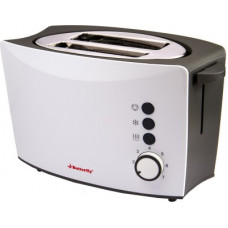 Deals, Discounts & Offers on Personal Care Appliances - Butterfly ST 01 800 W Pop Up Toaster(White, Grey)