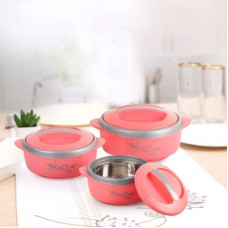 Deals, Discounts & Offers on  - cello Sapphire Casserole Set of 3 Pack of 3 Thermoware Casserole Set(1500 ml)