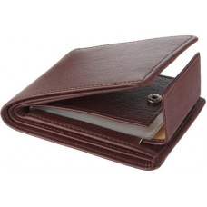 Deals, Discounts & Offers on  - WILD EDGEMen Brown Artificial Leather Money Clip(10 Card Slots)