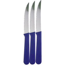 Deals, Discounts & Offers on  - AVMART Stainless Steel Blue Knife Set Stainless Steel Table Knife, Bread Knife, Fruit Knife Set(Pack of 3)