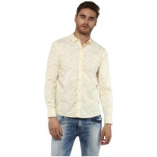 Deals, Discounts & Offers on  - [Size XL] SpykarMen Slim Fit Printed Cut Away Collar Casual Shirt