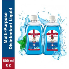 Deals, Discounts & Offers on  - Tri-Activ Disinfectant Liquid For Personal Hygiene and Home Cleaning 500ml Cool Menthol(1000 ml)