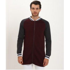 Deals, Discounts & Offers on  - [Size M, L] BRAVESOULFull Sleeve Color Block Men Sweatshirt