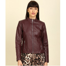 Deals, Discounts & Offers on  - [Size S, L] PEOPLEFull Sleeve Solid Women Leather Jacket