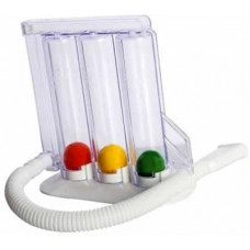 Deals, Discounts & Offers on Electronics - Doctist Respirometer Breathing Lung Exerciser Device and Respiratory Exerciser-3 Balls Incentive Spirometer (White) Spirometer Respiratory Exerciser(Pack of 1)