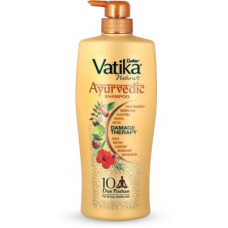Deals, Discounts & Offers on  - Dabur Vatika Naturals Ayurvedic Shampoo Damage Therapy(640 ml)