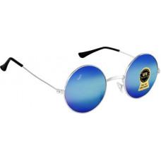 Deals, Discounts & Offers on Sunglasses & Eyewear Accessories - PIRASOUV Protection Round Sunglasses (17)(For Men & Women, Blue)
