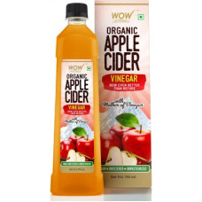 Deals, Discounts & Offers on Food and Health - WOW Life Science Organic Apple Cider Vinegar - with strand of mother - not from concentrate Vinegar(750 ml)
