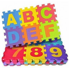 Deals, Discounts & Offers on Toys & Games - Prro ABC and Numbers Puzzle Mat Non Toxic EVA Foam Alphabet and Number Interlock Puzzle Mat For Kids Learn and Play, 36 Blocks(36 Pieces)