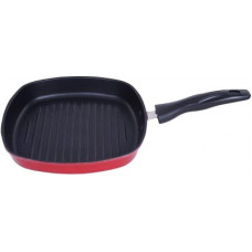 Deals, Discounts & Offers on Cookware - NIRLON Nonstick Square Grill Pan 22.5cm, Red & Black Grill Pan 22.5 cm diameter(Aluminium, Non-stick)