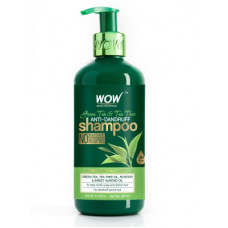 Deals, Discounts & Offers on  - WOW Skin Science Green Tea & Tea Tree Anti-Dandruff Shampoo - NO Sulphates, Parabens, Silicones, Color & PEG - 300mL(300 ml)