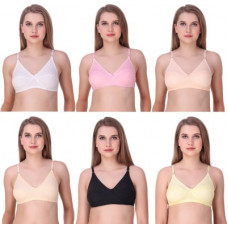 Deals, Discounts & Offers on  - [Size 28] HIYA (Here is Your Affinity)Women Full Coverage Non Padded Bra(Multicolor)