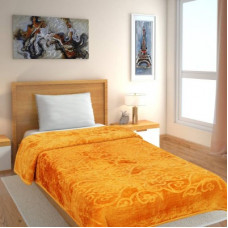Deals, Discounts & Offers on  - Flipkart SmartBuy Solid Single Mink Blanket(Polyester, Gold)
