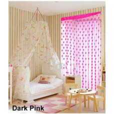 Deals, Discounts & Offers on  - Panipat Textile Hub 213 cm (7 ft) Polyester Door Curtain Single Curtain(Self Design, Rani Pink)