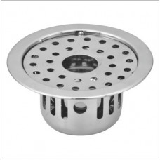Deals, Discounts & Offers on  - KAMAL Floor Stainless Steel Push Down Strainer(8.5 cm Set of 1)