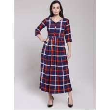 Deals, Discounts & Offers on  - PLUSSWomen Maxi Blue Dress