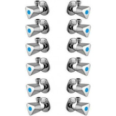 Deals, Discounts & Offers on  - Redcroc Porus Angle Cock Valve Stop Cock For Bathroom Taps,Geyser and Wash Basin Connection With Fall Flange (Chrome Plated,12 Pieces) Angle Cock Faucet(Wall Mount Installation Type)
