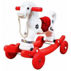 Deals, Discounts & Offers on Toys & Games - TRENDING CHOICE Little Star Baby Horse Rider For Kids (1-2.5 Years, Red and White)(Multicolor)