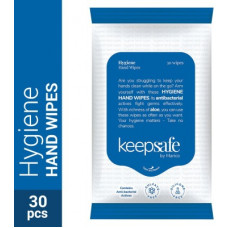 Deals, Discounts & Offers on  - KeepSafe by Marico Hand Wipes with Anti-bacterial Actives,Skin-friendly,30 pcs