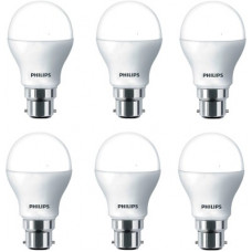 Deals, Discounts & Offers on  - PHILIPS 10 W Standard B22 LED Bulb(White, Pack of 6)