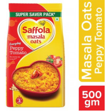 Deals, Discounts & Offers on Food and Health - Saffola Peppy Tomato Masala Oats(500 g, Pouch)