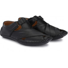 Deals, Discounts & Offers on Men - WalkstyleMen Black Sandal