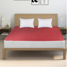 Deals, Discounts & Offers on  - Flipkart SmartBuy Waterproof Elastic Strap king Size Mattress Protector(Red)