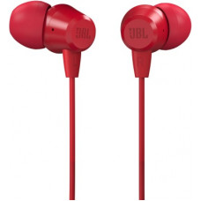 Deals, Discounts & Offers on Headphones - JBL C50HI Wired Headset(Red, In the Ear)