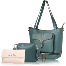Deals, Discounts & Offers on Bags, Wallets & Belts - Women MarksWomen Green Messenger Bag(Pack of: 3)