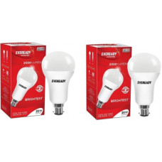 Deals, Discounts & Offers on  - Eveready 10W LED Bulb Pack of 2 with Free 4 Batteries(White, Pack of 2)