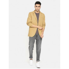 Deals, Discounts & Offers on  - [Size 40] etherSolid Single Breasted Casual Men Blazer(Beige)