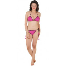 Deals, Discounts & Offers on  - fasenseBra & Panty Set Solid Pink Lingerie Set