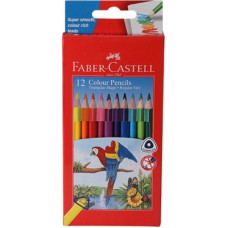 Deals, Discounts & Offers on  - FABER-CASTELL Colour Pencils Triangular Shaped Color Pencils(Set of 12, Assorted)