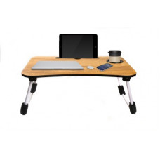 Deals, Discounts & Offers on Vegetables & Fruits - Verona Wood Portable Laptop Table(Finish Color - Wooden)