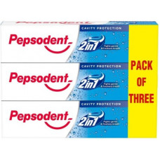 Deals, Discounts & Offers on  - Pepsodent Cavity Protection 2 in 1 Toothpaste(450 g, Pack of 3)