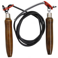 Deals, Discounts & Offers on  - Fitness Guru Adjustable Wodden Handel Skipping Rope For Men and Women Freestyle Skipping Rope(Length: 243 cm)