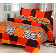Deals, Discounts & Offers on  - Swiss India 140 TC Polycotton Double 3D Printed Bedsheet(Pack of 1, Multicolor)