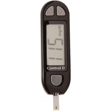 Deals, Discounts & Offers on Electronics - Control D Glucometer with 10 Lancets & Strips Glucometer(Black & Grey)
