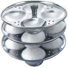 Deals, Discounts & Offers on Cookware - Kitchen Delli Stainless Steel 3-Rack Idli Stand, Makes 12 Idlis Induction & Standard Idli Maker(3 Plates , 12 Idlis )
