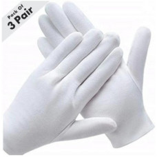 Deals, Discounts & Offers on Auto & Sports - ASC Cotton Hand Gloves Pack of 3 Inner gloves Inner Gloves(White)