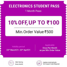 Deals, Discounts & Offers on  - Electronics Monthly pass - 1 Months(E-Mail Delivery Only)