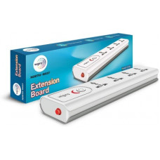 Deals, Discounts & Offers on  - Wipro North West Extension Cord 4 Socket Extension Boards(White)