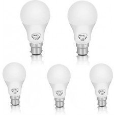 Deals, Discounts & Offers on  - Pigeon 9 W, 15 W Standard B22 LED Bulb(White, Pack of 5)