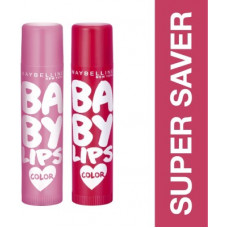 Deals, Discounts & Offers on  - Maybelline New York Baby Lips Pink Lolita and Berry Crush(Pack of: 2, 8 g)