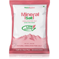 Deals, Discounts & Offers on Food and Health - NUTROACTIVE MineralSalt Low Sodium Rock Pink Salt Extra Fine Grain 200g. Himalayan Pink Salt(200 g)
