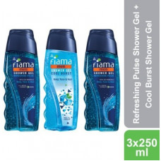 Deals, Discounts & Offers on  - FIAMA Men Refreshing Pulse and Cool Burst Shower Gel, Pack of 3(3 x 250 ml)