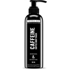 Deals, Discounts & Offers on  - THE REAL MAN Refreshing & Detoxifying Caffeine Coffee Body Wash 200ml. With Extract of Aloe Vera & Natural Brown Coffee.(200 ml)